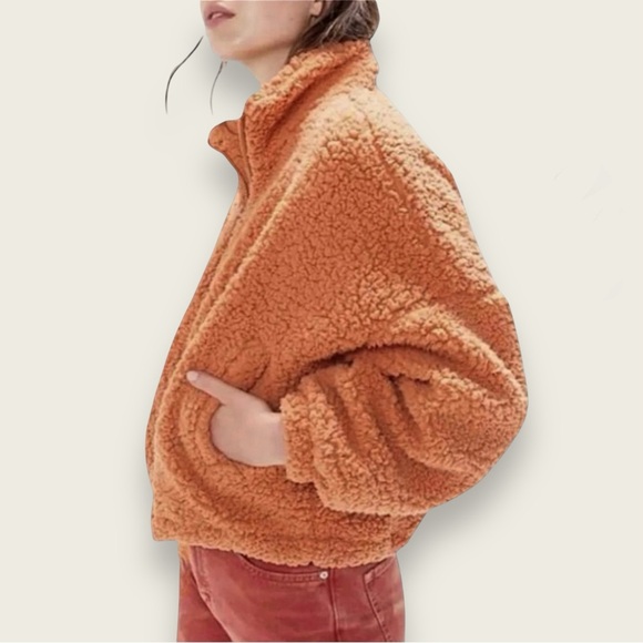 Urban Outfitters Sherpa Jacket Small New - Picture 1 of 9
